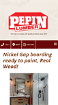 Mobile Screenshot of pepinlumber.com